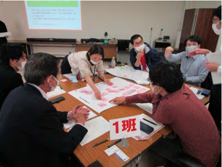 画像：にぎわい創造検討懇話会第3回会議の様子※