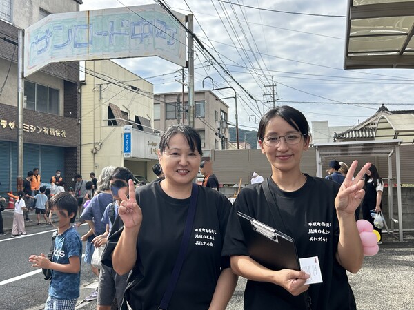 インスタグラム担当の「おかちゃん（左）・まえちゃん （右：前田副会長）」