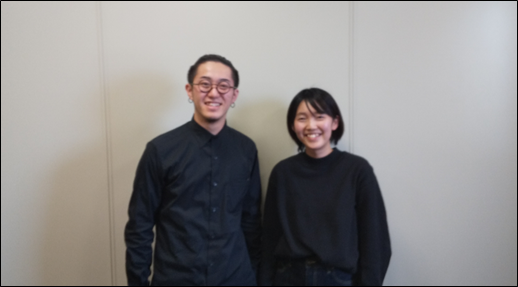 （メンバーである福井工業大学　饗庭（あいば）大喜さん（左）と平瀧友惟さん（右））