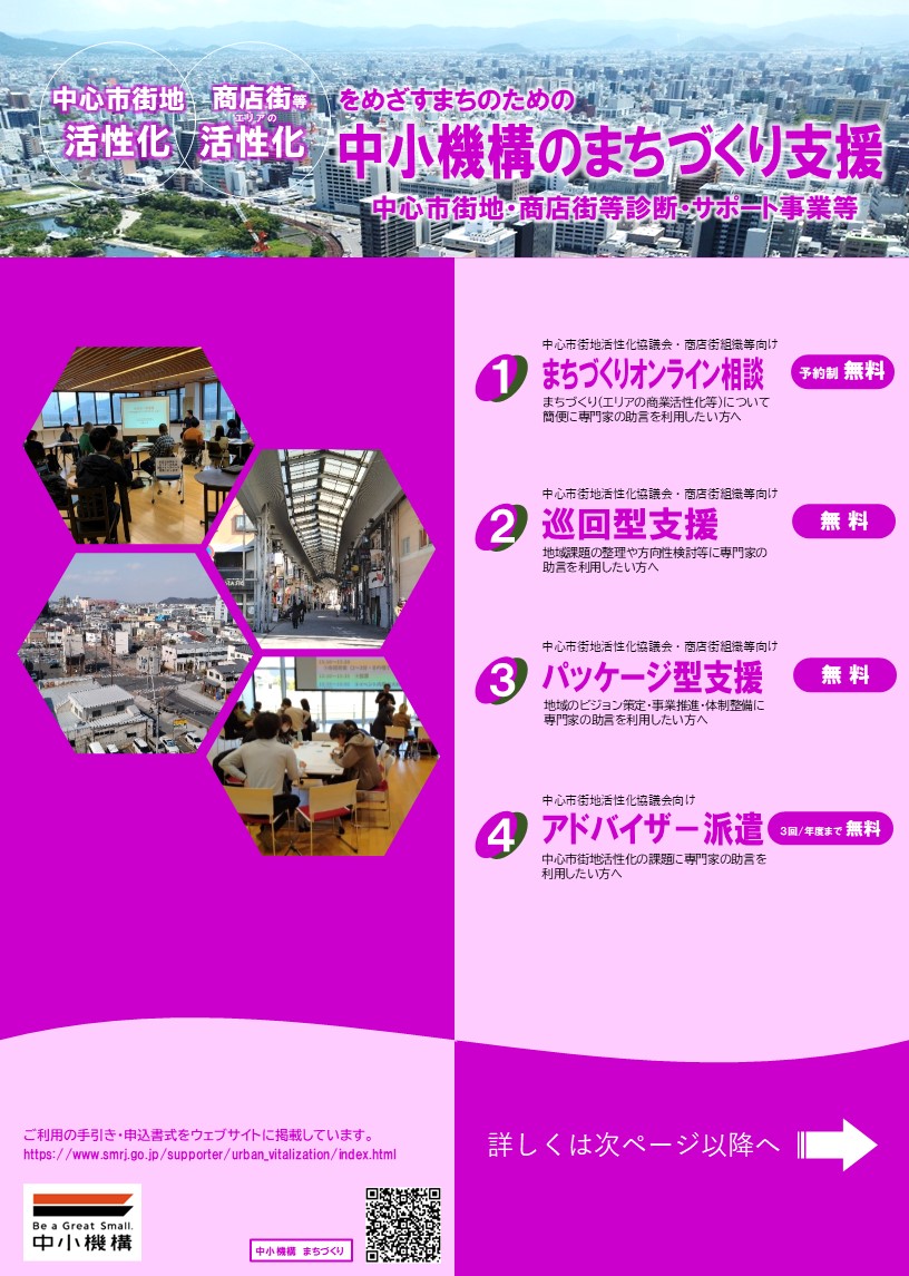 中小機構のまちづくり支援